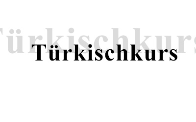 tuerkischkurs